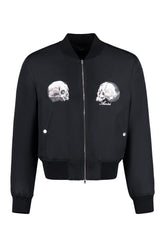 Silk bomber jacket